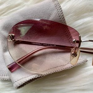 Chanel 4013 pink gold womens’ sunglasses